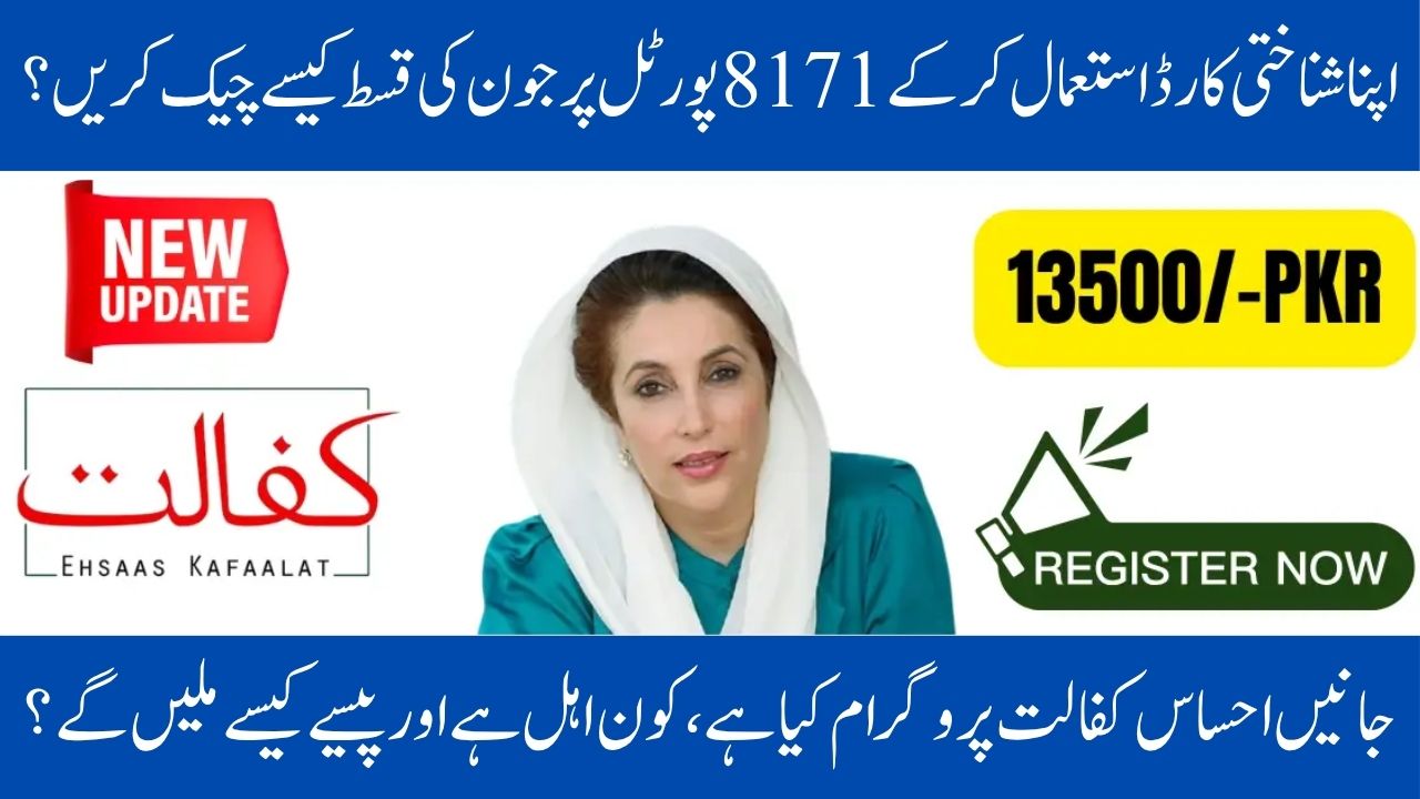 How to Verify 2025 Ehsaas Quarterly Payment with CNIC on the 8171 Portal