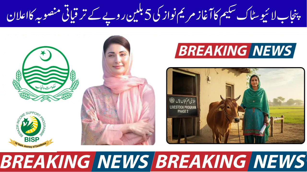Punjab Livestock Scheme: Maryam Nawaz's Rs. 5 Billion Development Plan 2025